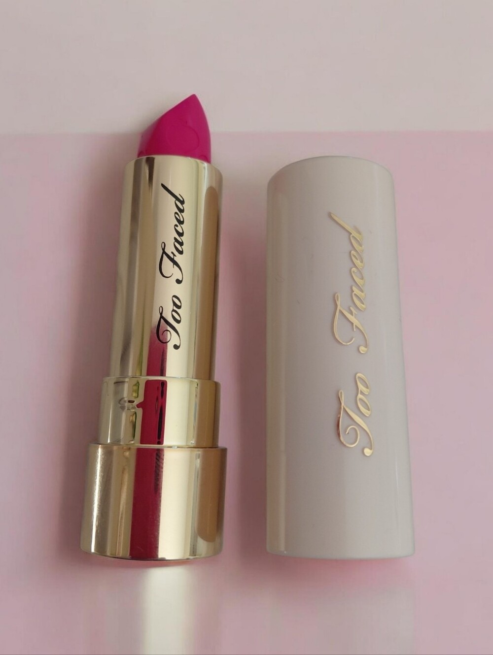 Too Faced Peach Kiss Lipstick--Homecoming Queen